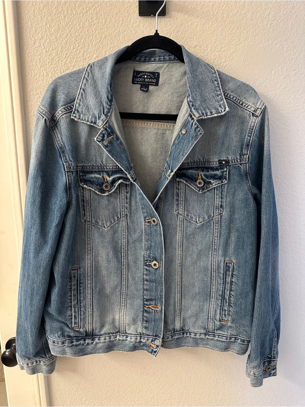 Lucky Brand Light Wash Blue Denim Jacket